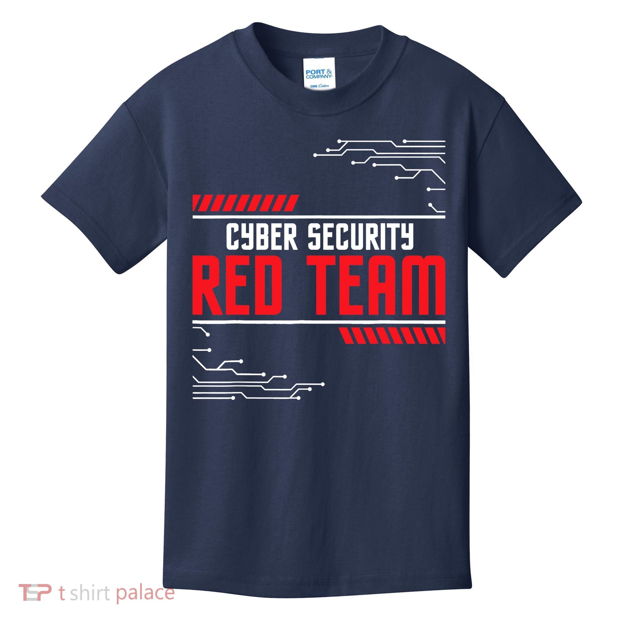 Cyber Security Red Team Computer Engineer Hacker Hacking Kids T-Shirt