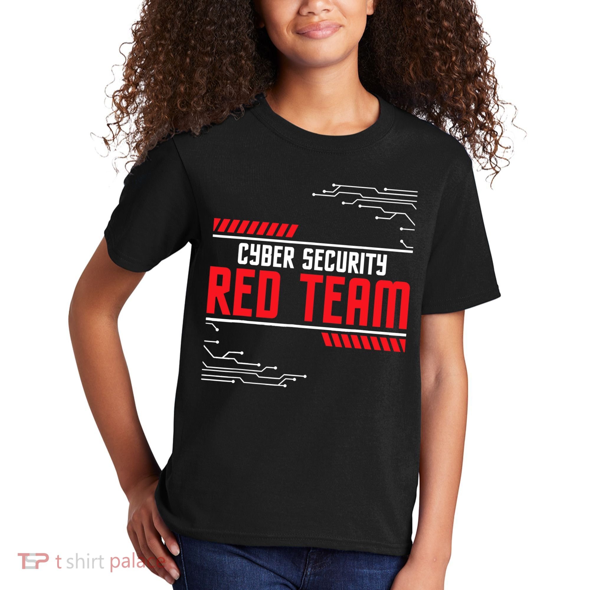 Cyber Security Red Team Computer Engineer Hacker Hacking Kids T-Shirt