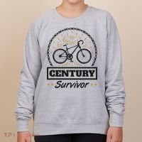Century Survivor Road Cycling Ride 100 Miles Women's Sweatshirt thumb 0