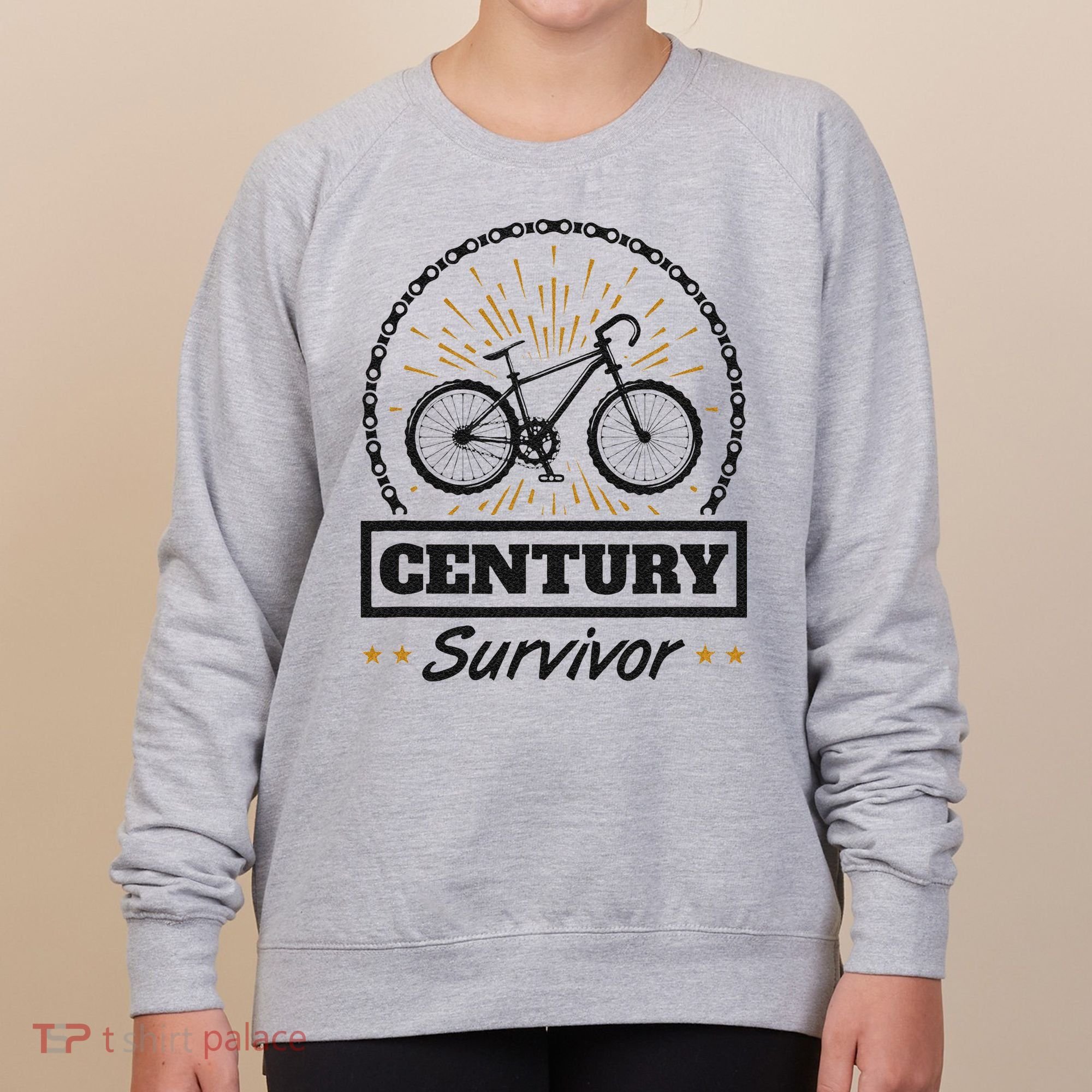 Century Survivor Road Cycling Ride 100 Miles Women's Sweatshirt
