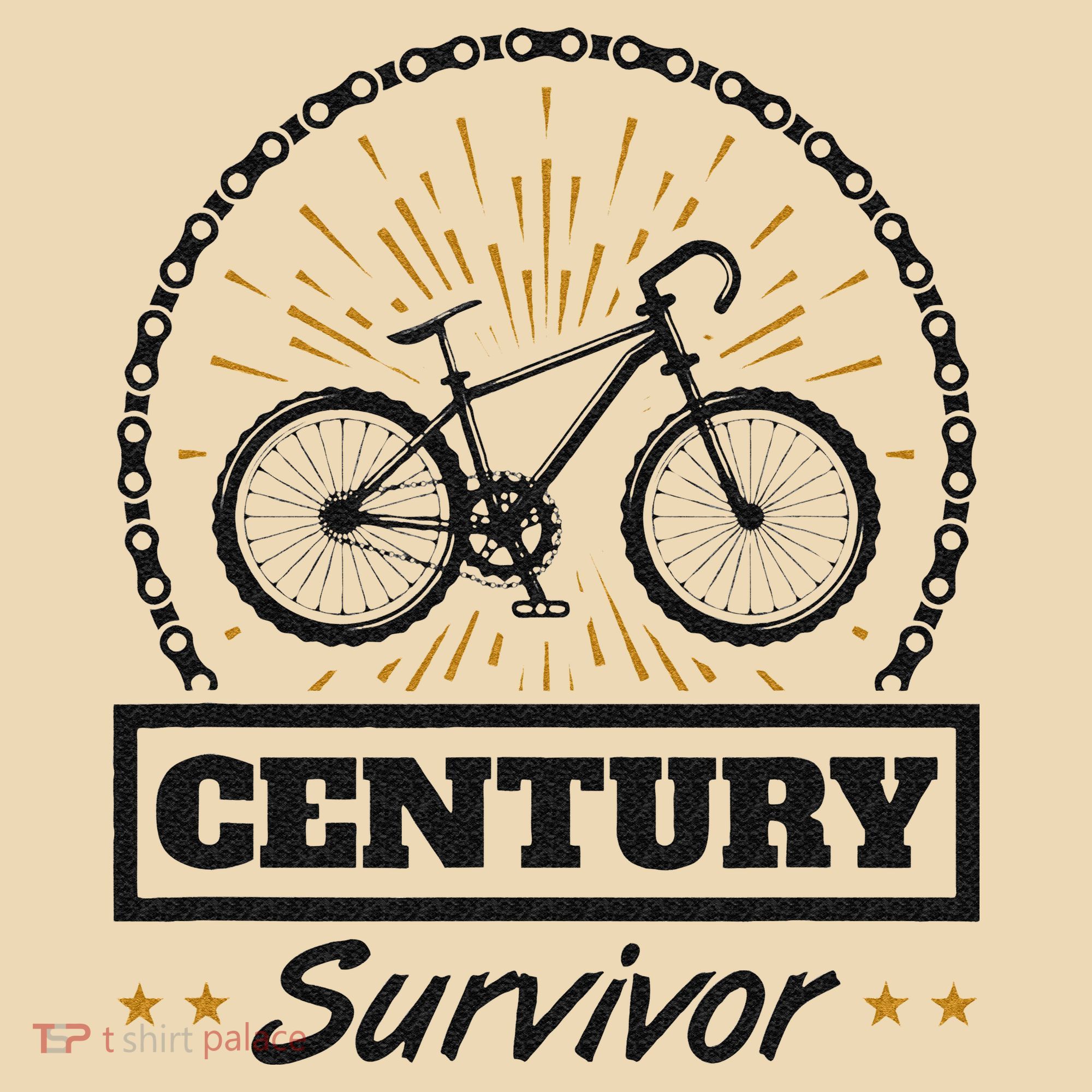 Century Survivor Road Cycling Ride 100 Miles Tote Bag