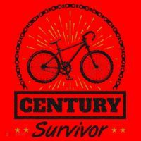 Century Survivor Road Cycling Ride 100 Miles Santa Hat thumb 1
