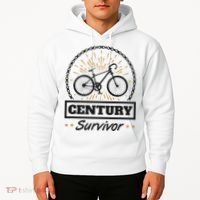 Century Survivor Road Cycling Ride 100 Miles Hoodie thumb 2