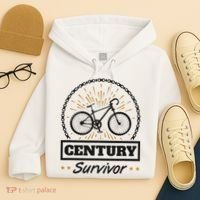 Century Survivor Road Cycling Ride 100 Miles Hoodie thumb 4
