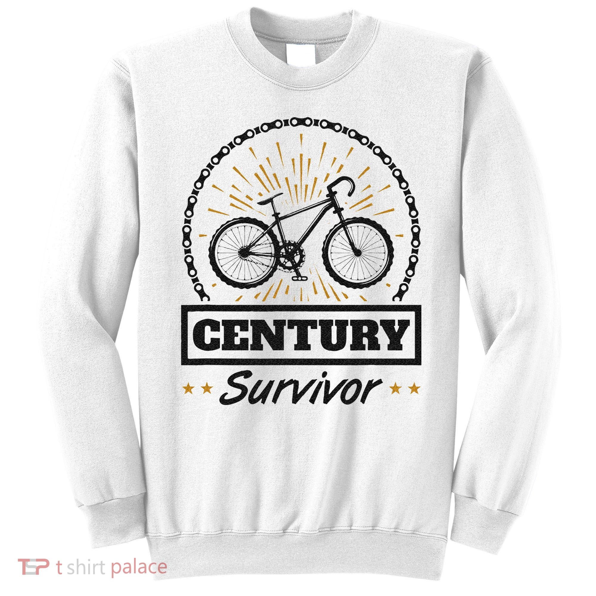 Century Survivor Road Cycling Ride 100 Miles Sweatshirt