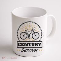 Century Survivor Road Cycling Ride 100 Miles Coffee Mug thumb 1