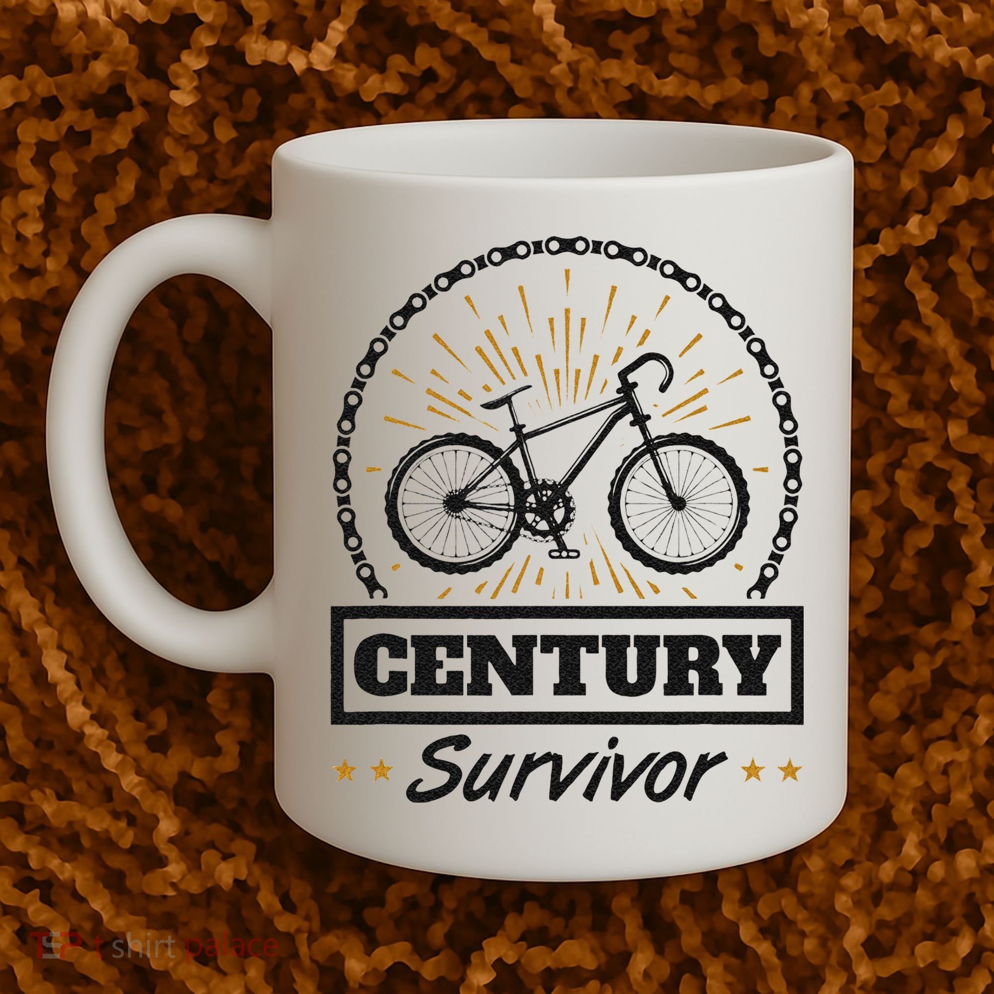 Century Survivor Road Cycling Ride 100 Miles Coffee Mug