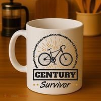 Century Survivor Road Cycling Ride 100 Miles Coffee Mug thumb 4