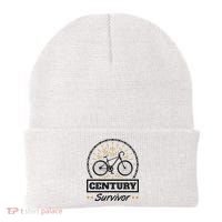 Century Survivor Road Cycling Ride 100 Miles Beanie thumb 0