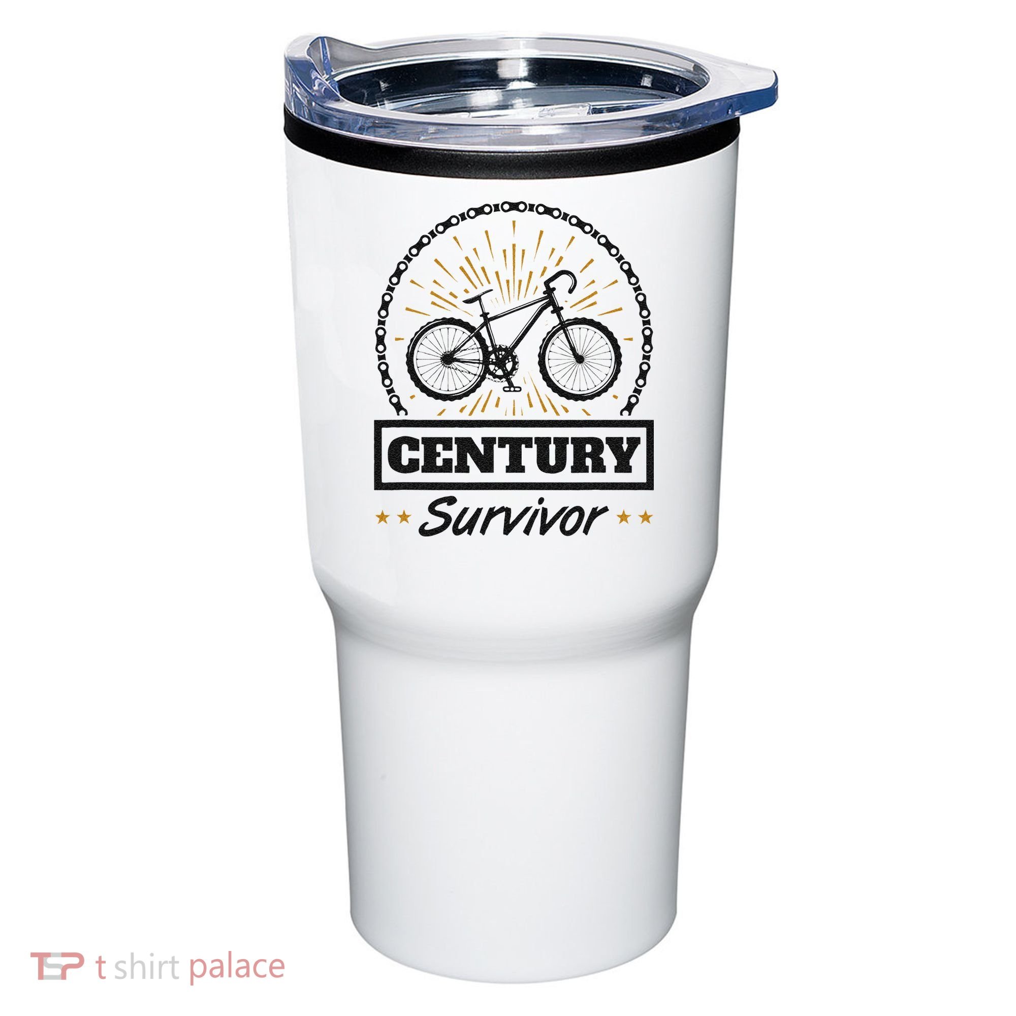 Century Survivor Road Cycling Ride 100 Miles Tumbler
