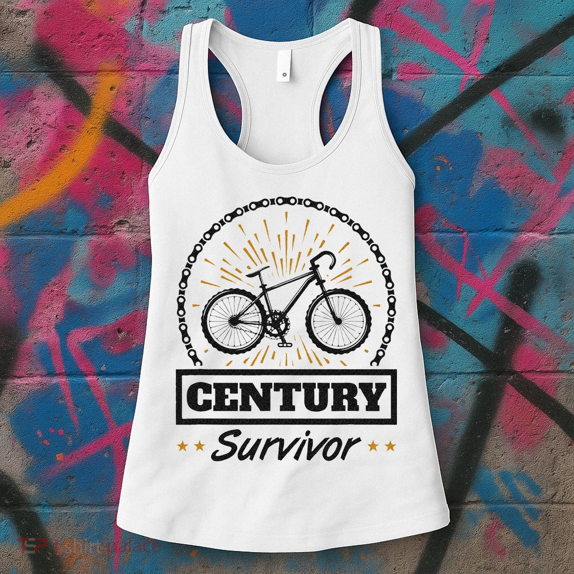Century Survivor Road Cycling Ride 100 Miles Women's Tank Top