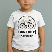 Century Survivor Road Cycling Ride 100 Miles Toddler T-Shirt thumb 2