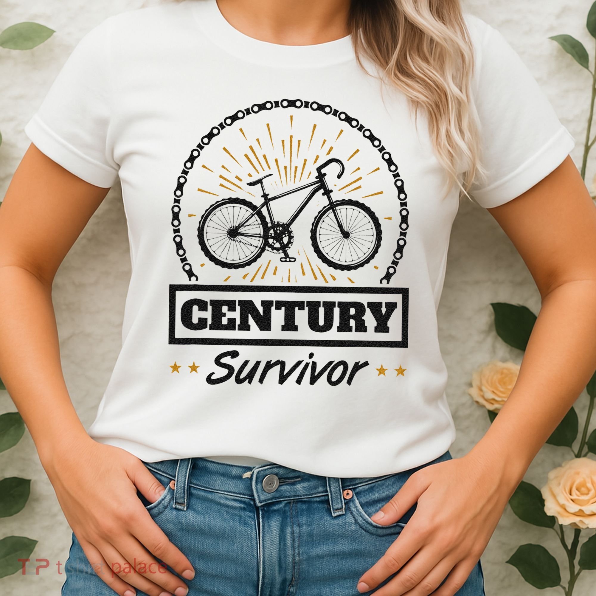 Century Survivor Road Cycling Ride 100 Miles Women's T-Shirt