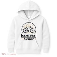 Century Survivor Road Cycling Ride 100 Miles Kids Hoodie thumb 0