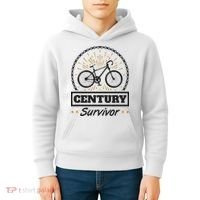 Century Survivor Road Cycling Ride 100 Miles Kids Hoodie thumb 4