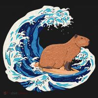 Capybara Surfing Rodent Wave Humor Animal Visor thumb 3