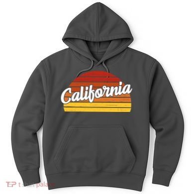 California Sunset Retro Vintage Hoodie