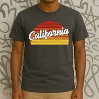 California Sunset Retro Vintage T-Shirt thumb 3