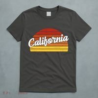 California Sunset Retro Vintage T-Shirt thumb 5