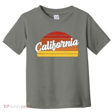 California Sunset Retro Vintage Toddler T-Shirt