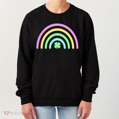 Colorful Shamrock Rainbow Women's Sweatshirt
