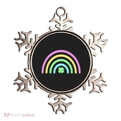Colorful Shamrock Rainbow Ornament
