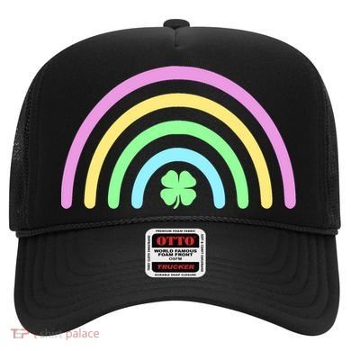 Colorful Shamrock Rainbow Hat