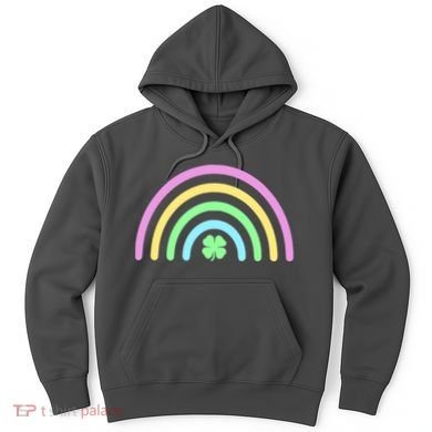 Colorful Shamrock Rainbow Hoodie