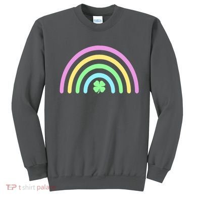 Colorful Shamrock Rainbow Sweatshirt