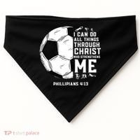 Christian Soccer Religious Gifts USA-Made Doggie Bandana thumb 0
