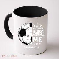 Christian Soccer Religious Gifts Coffee Mug thumb 0