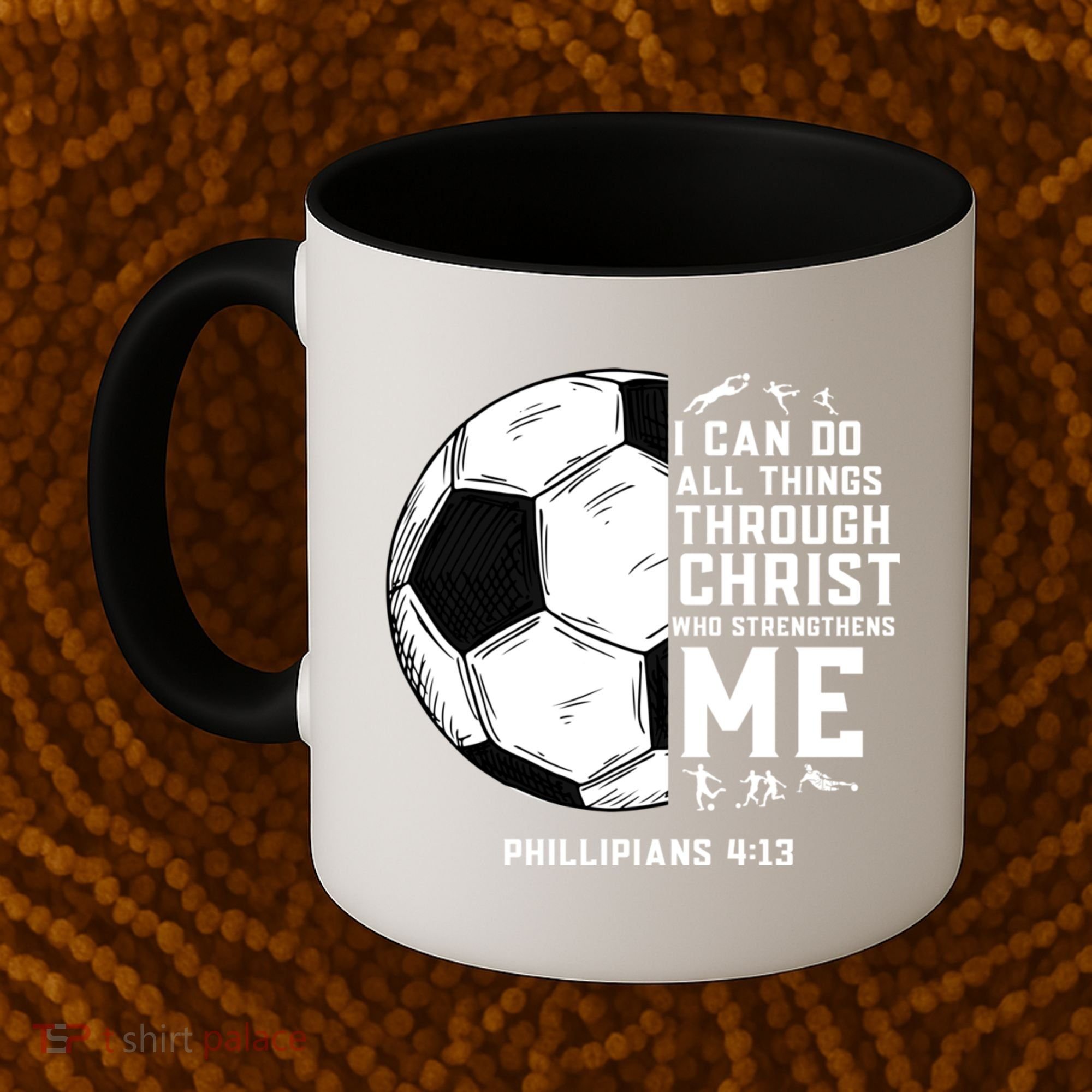 Christian Soccer Religious Gifts Coffee Mug