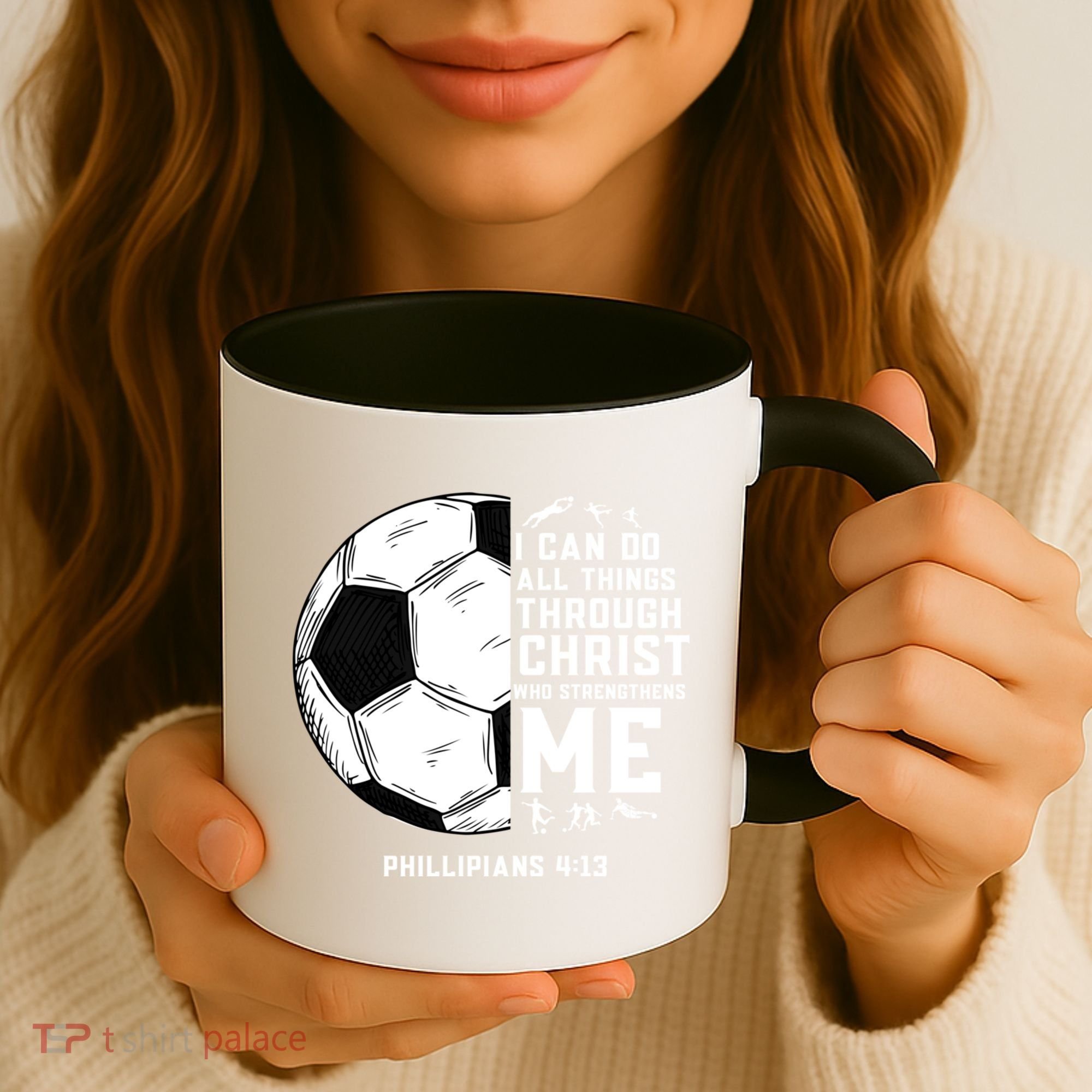 Christian Soccer Religious Gifts Coffee Mug