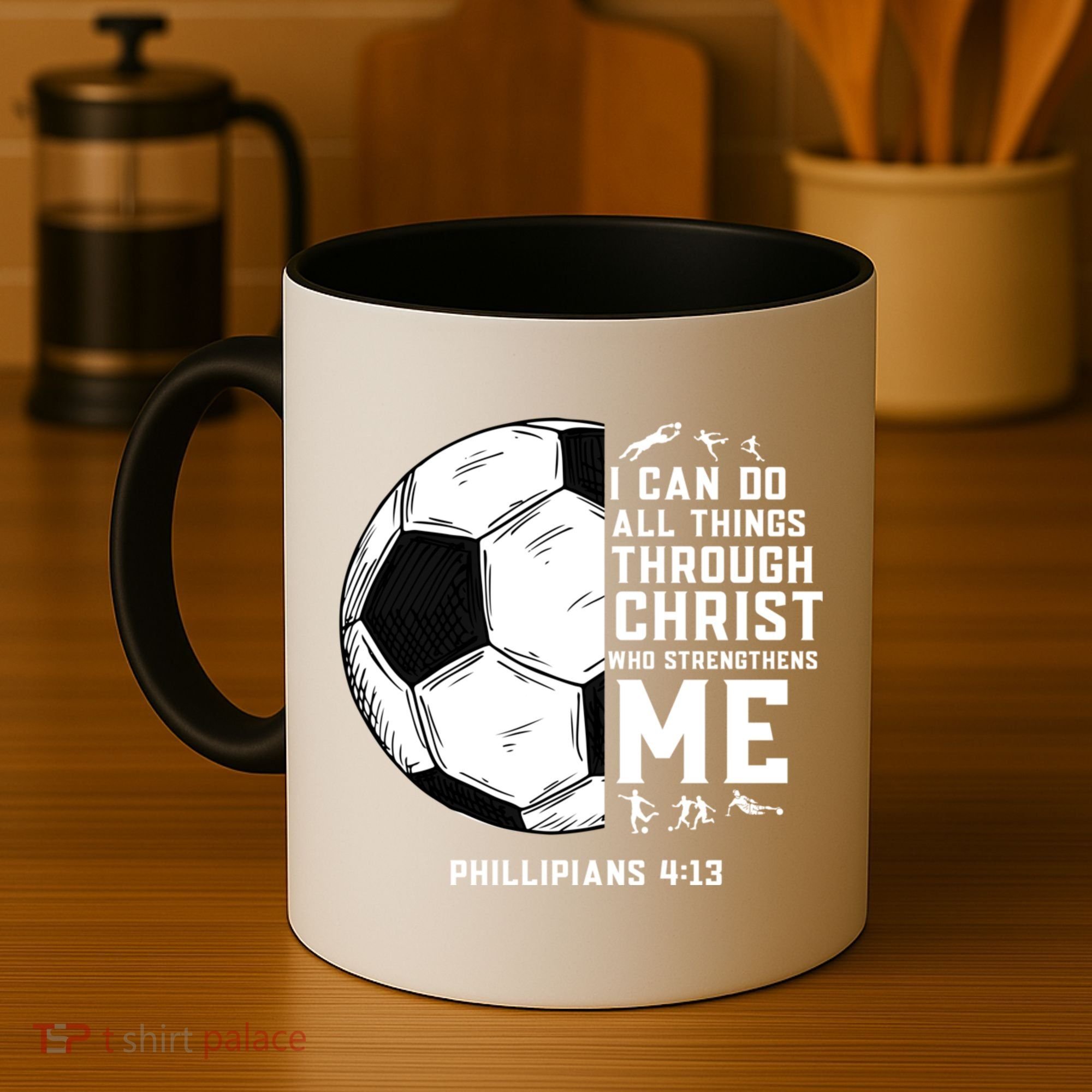 Christian Soccer Religious Gifts Coffee Mug