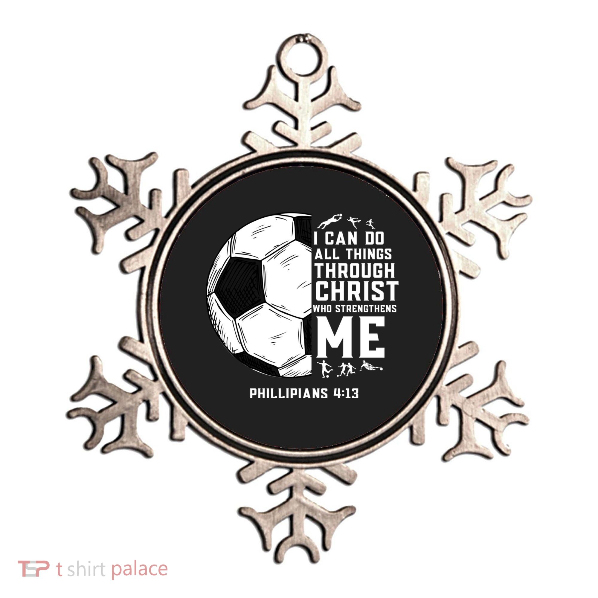 Christian Soccer Religious Gifts Ornament