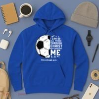 Christian Soccer Religious Gifts Hoodie thumb 3
