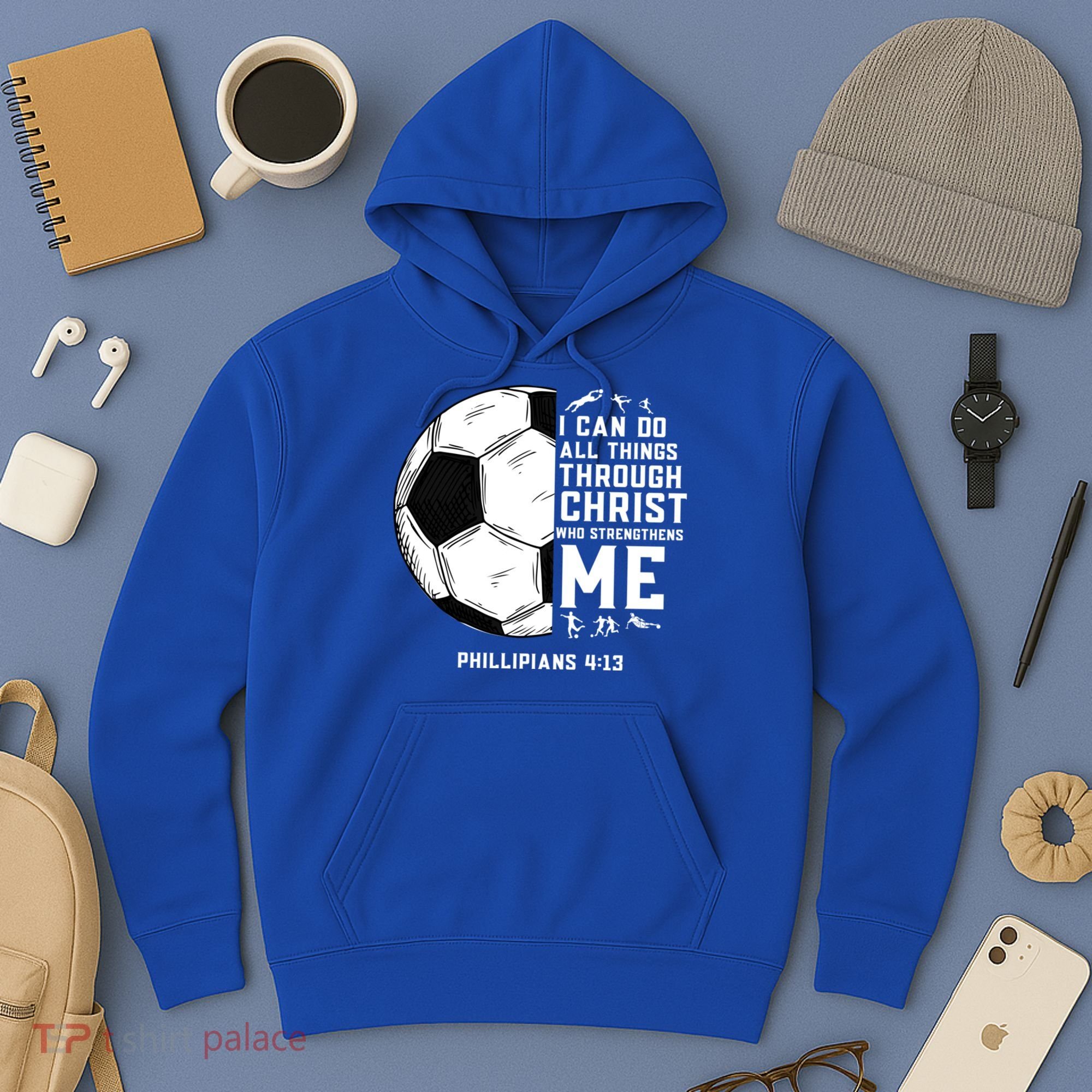 Christian Soccer Religious Gifts Hoodie