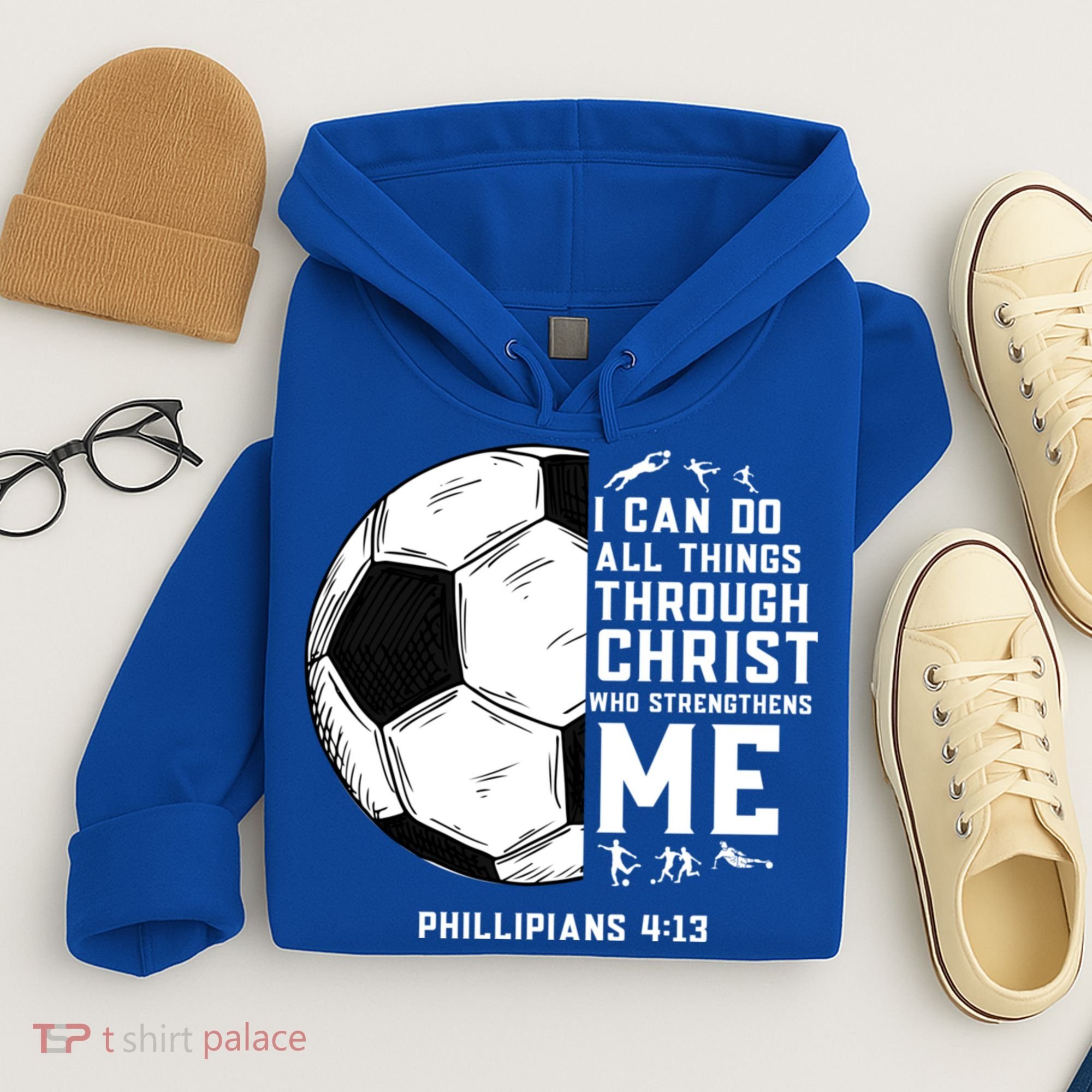Christian Soccer Religious Gifts Hoodie