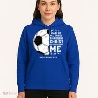 Christian Soccer Religious Gifts Hoodie thumb 5