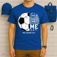 Christian Soccer Religious Gifts T-Shirt thumb 6