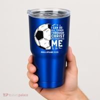 Christian Soccer Religious Gifts Tumbler thumb 2