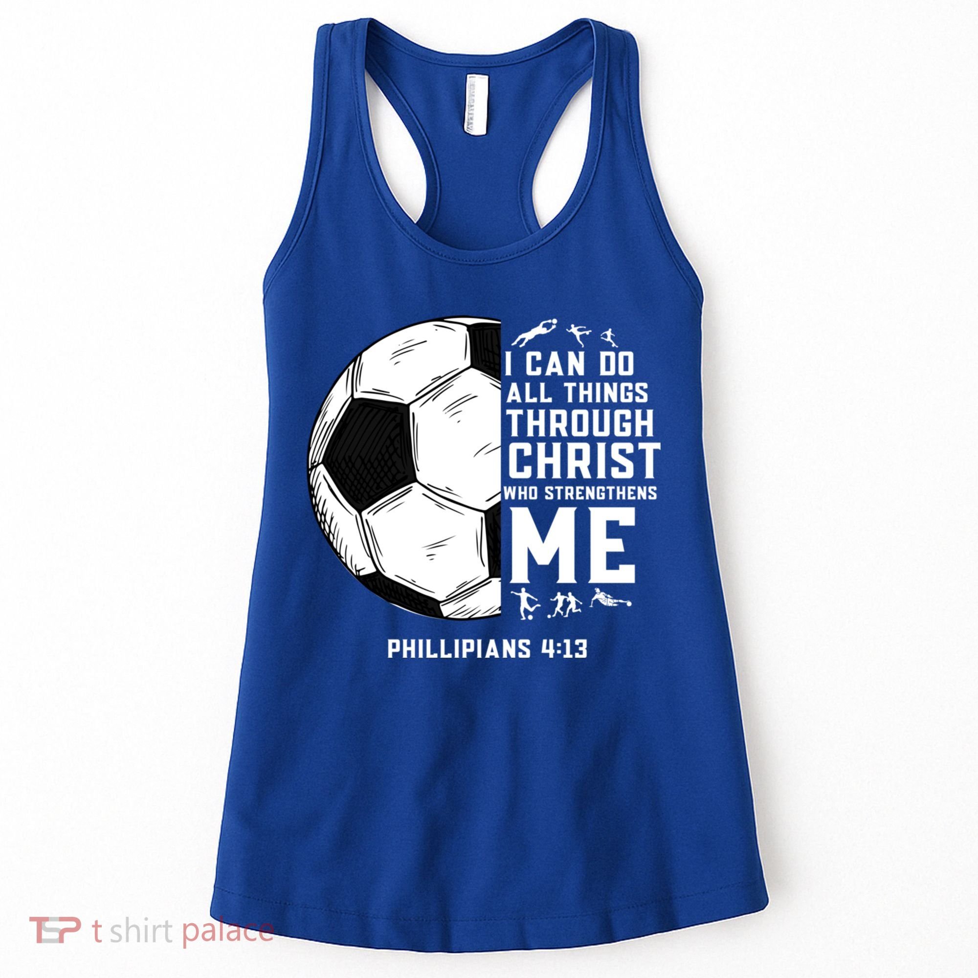 Christian Soccer Religious Gifts Women's Tank Top