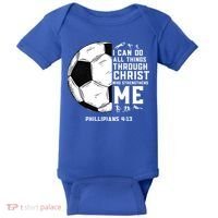 Christian Soccer Religious Gifts Baby Bodysuit thumb 0