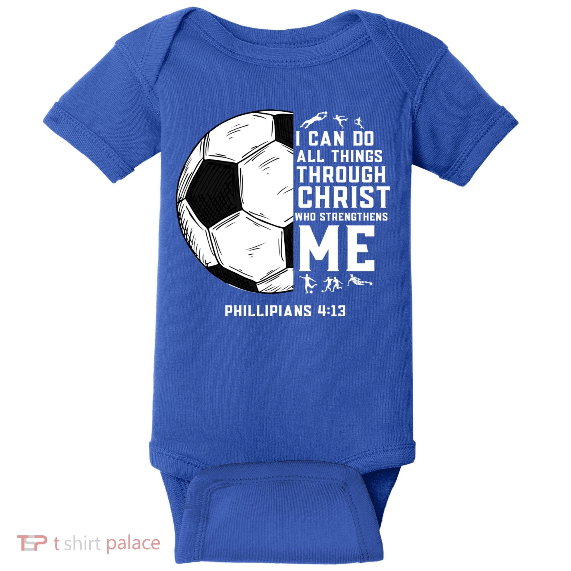 Christian Soccer Religious Gifts Baby Bodysuit