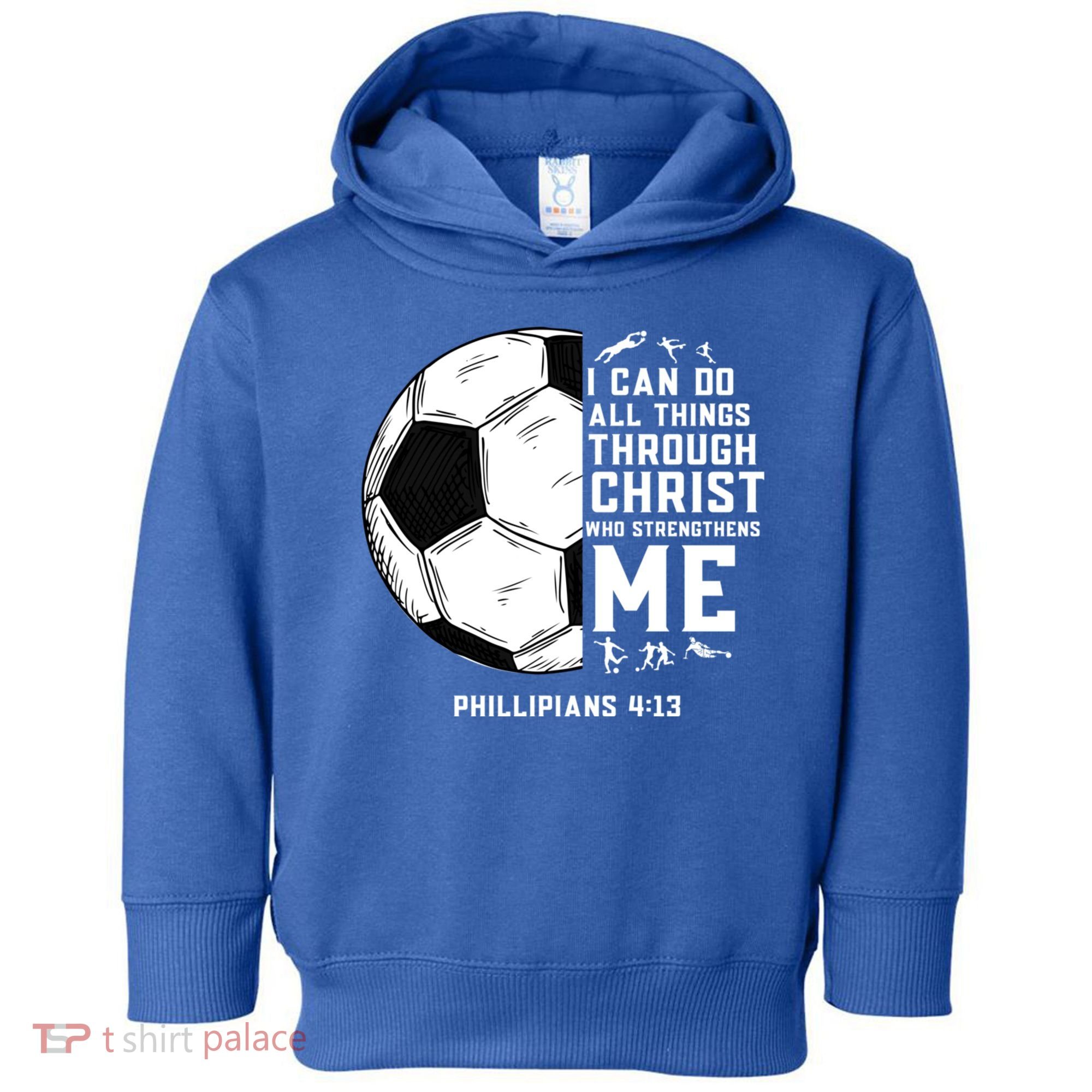 Christian Soccer Religious Gifts Toddler Hoodie