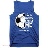 Christian Soccer Religious Gifts Tank Top thumb 0