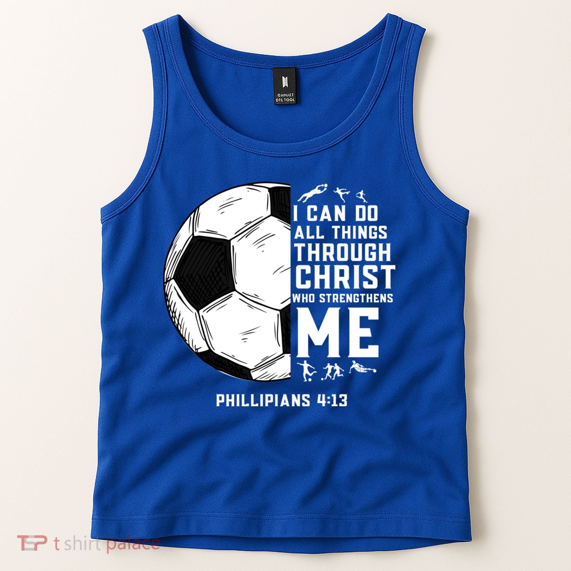 Christian Soccer Religious Gifts Tank Top