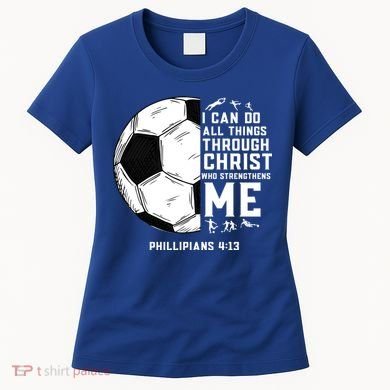 Christian Soccer Religious Gifts Women's T-Shirt