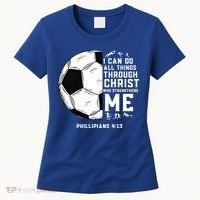Christian Soccer Religious Gifts Women's T-Shirt thumb 0