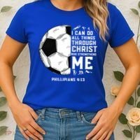 Christian Soccer Religious Gifts Women's T-Shirt thumb 2